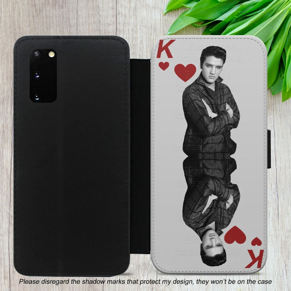 ELVIS PRESLEY FLIP CASE FOR IPHONE SAMSUNG GOOGLE KING GIFT WALLET PHONE COVER - Image 4 of 4