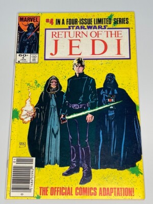 Star Wars Return of the Jedi Marvel Comics #4 The Official Comics Adaptation