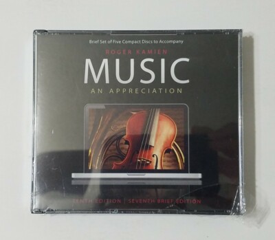 Roger Kamien: Music - An Appreciation CD (5-Disc Set, 2011) NEW! CRACKED CASE