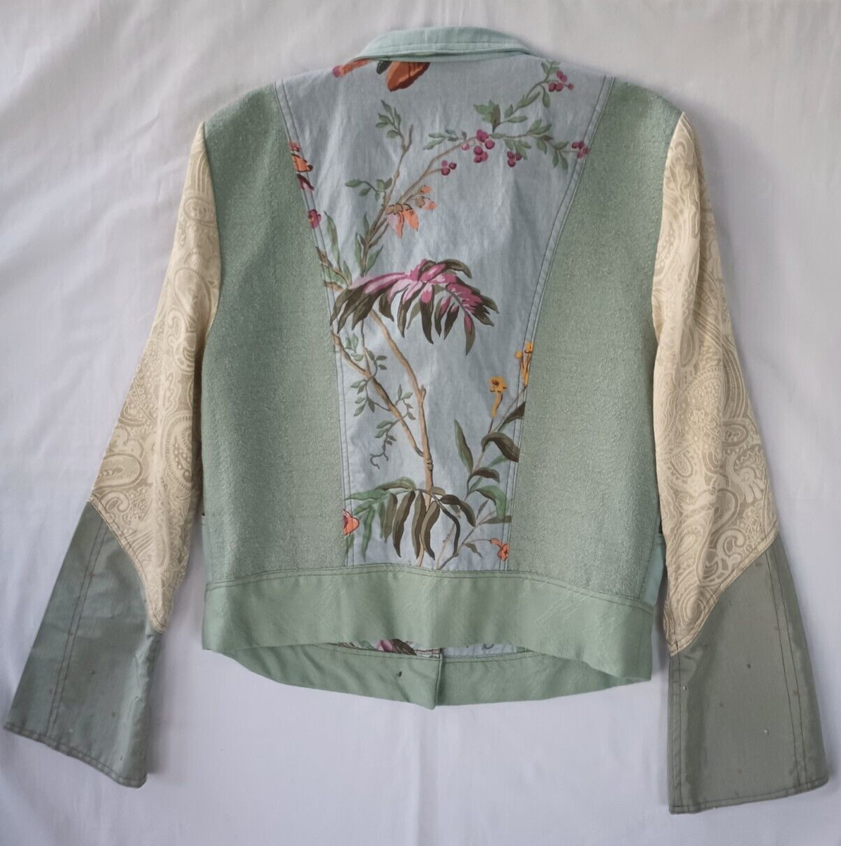 Mimi Hay Designs Womens Multicolor Multi-texture Designer Jacket