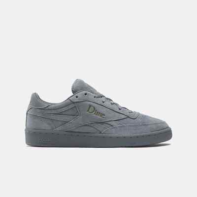 Dime x Reebok Club C Revenge Sneakers Trainers in Astro Dust/Gold Metallic