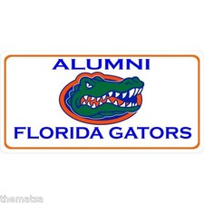 FLORIDA GATORS ALUMNI PHOTO LICENSE PLATE MADE IN USA