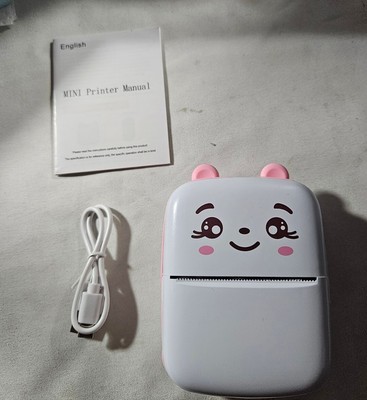 Portable Mini Printer BT Instant Printing ABC-Pink (Open - Box / New)