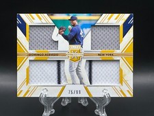Domingo Acevedo 2019 Elite Extra Edition Gold Triple Silhouettes /99 #TS-DA