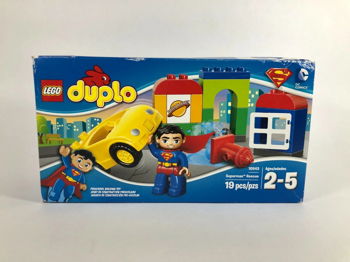 slutningen aflevere appel LEGO Duplo 10543 Superman Rescue - NEW - SEALED - RETIRED - SHELF WEAR |  eBay