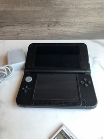 Nintendo 3DS XL Blue Console SPR-001 US Version TESTED Stylus Captain America