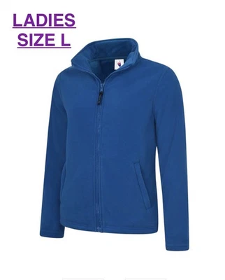Ladies L UC608 Fleece Jacket Zip Microfleece Coat Zipped Pockets Classic Fit - Image 1 of 4
