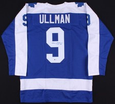 Norm Ullman Signed Toronto Maple Leafs Jersey Inscribed 