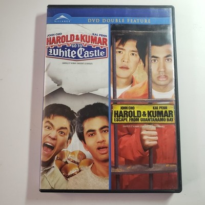 Harold & Kumar 1 & 2 White Castle Guantanamo Bay DVD Comedy 2 Movies