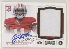 2013 Panini National Treasures Century Gold 29/49 Quinton Patton #230 Auto 7w7