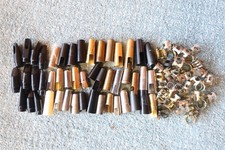 Lot 100+ Vintage 1980s Bundy Generic Alto Saxophone Mouthpieces Ligatures & Caps