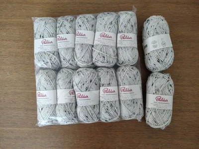 Lot de 12 pelotes phil randonnees ecru 10% alpaga 40% laine neuves 50G - Photo 1/4