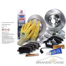 ATEC BREMSSCHEIBEN + BREMSBELÄGE VORNE + HINTEN FÜR SKODA SUPERB OCTAVIA YETI