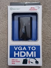 SYBA Iocrest SY-ADA31025 VGA Male to HDMI A Female Adapter/Converter with Audio