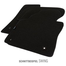 PETEX Autoteppich 2-teilig Swing schwarz für Mercedes Benz 105636804