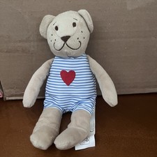 ORSO giocattolo morbido nuovo con etichette IKEA Fabler BJORN BJÖRN con cuore 8 1/4" NUOVO