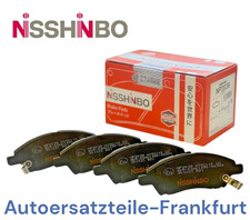 NISSHINBO Bremsbeläge VORNE für NISSAN MICRA IV 4 E12 + TIIDA C11 / SC11 1.6 1.8