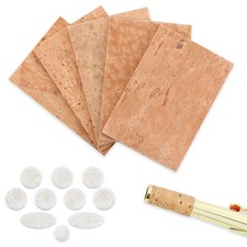 EASTROCK Alto Sax Neck Cork, 10pcs Saxophone Key 5 Cork with 10 Buttons
