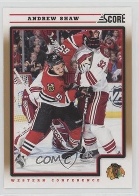 2012-13 Score Gold Rush Andrew Shaw #127 0d7y