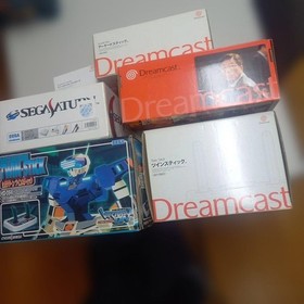 SEGA SATURN DREAM CAST BOX ONLY 6 TYPES SET #7d1805