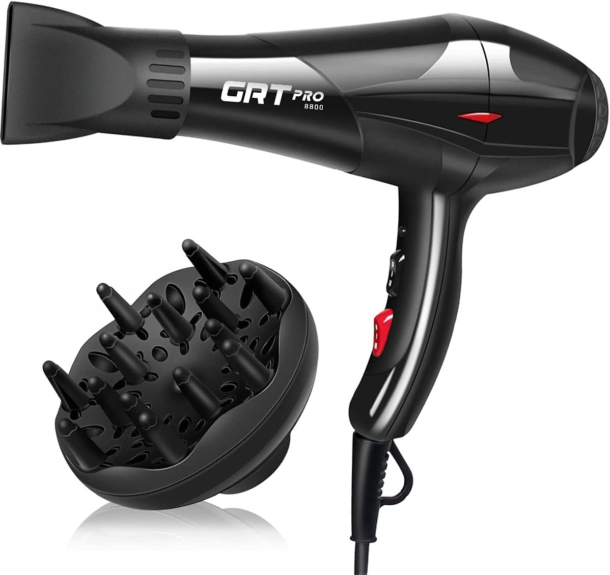 Asciugacapelli Professionale 3500W Ioni: Phon per Capelli Lucenti