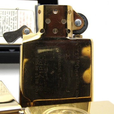 USS KITTY HAWK CV-63 Solid Brass Zippo Oil Lighter 1994 Unfired