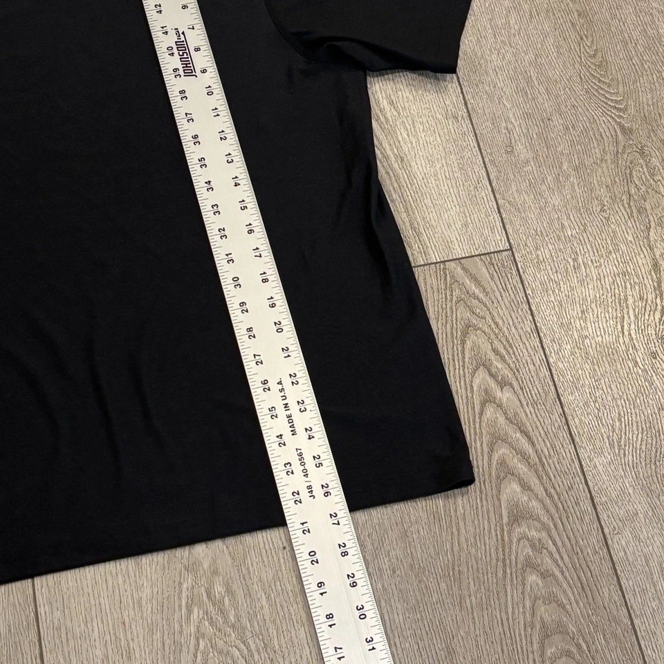 Masters Tech Men Small Black Gray Golf Active Performance Shirt Golf Athletic - Image 4 of 4