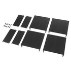 2 Stück extrudierte Aluminiumgehäuse PCB Kühlung flache Box Fall diy