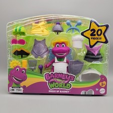 Fisher Price Barney s World Dress Up Barney 20 Pc Set Ages 2 NEW in Box