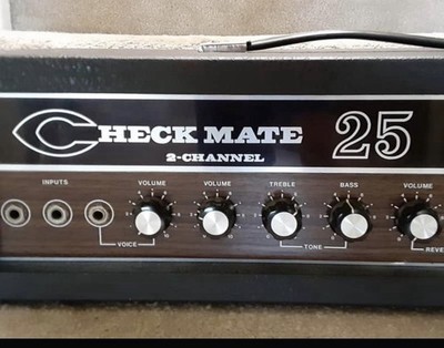 Vintage Teisco Checkmate 25 Amplifier Head Japan 60s 70s Reverb