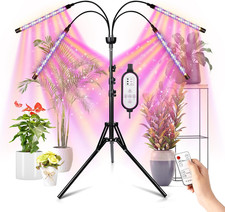 LED Grow Lights for Indoor Plants Full Spectrum with 15-63 Inches Adjustable Tri