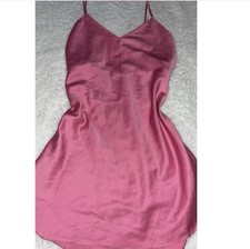 VINTAGE natori pink silk sleep dress