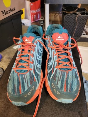 Montrail Fluidflux Women's Trail Running Shoes Size 9.5 Bounty Blue/Spicy Red