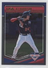 2018 Panini USA Baseball Stars & Stripes Longevity KJ Harrison #95 0a2