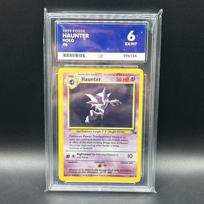 Haunter 6/62 Holo Fossil Pokémon TCG ACE 6