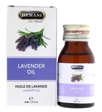 Hemani LAVENDER Oil, Natural Oil for Aromatherapy,Skin & Hair Care / زيت الخزامى