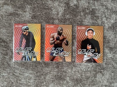 2025 Allure SE Colour Flow Red-Orange Trading Card Numbered Bundle /399 x3 MMA