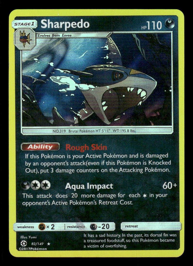 Blister Exclusives Promo,Holo #082/149 Sharpedo