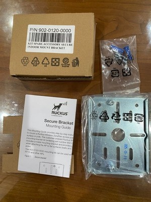 Ruckus AP Wireless Bracket Flush Mounting Kit P/N 902-0120-0000