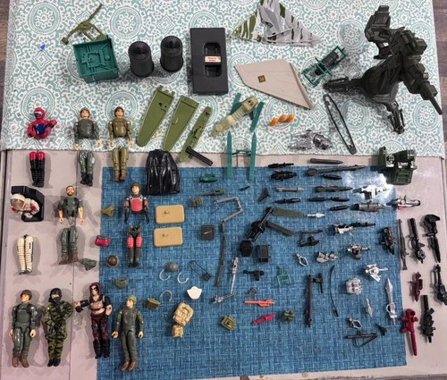 G.I. Joe Lot Of Action 3.75 Figures, Weapons And Accessories