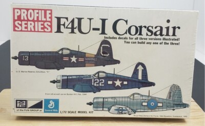 MPC General Mills Profile Series F4U I Corsair 1:72 scale Model Airplane Kit