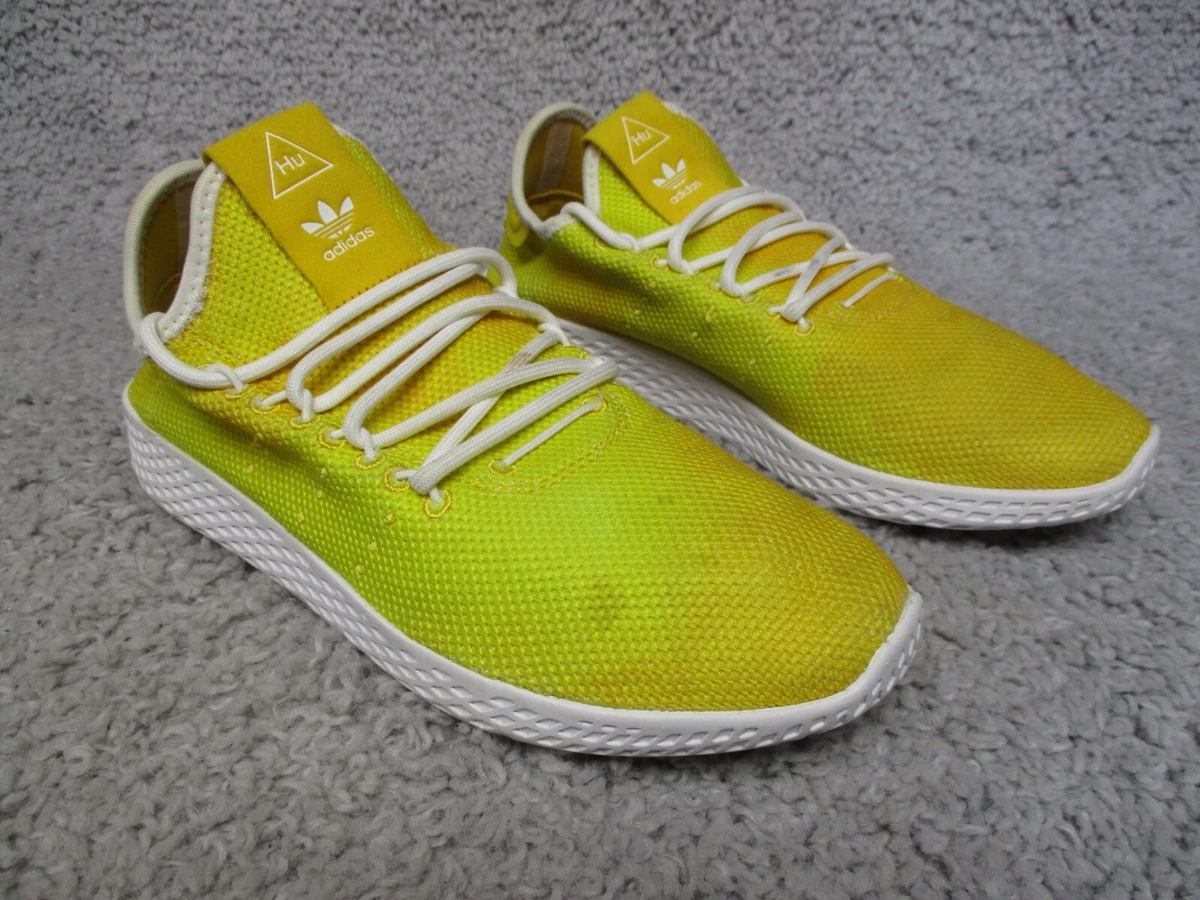 Adidas Pharrell Williams HU Kids Size 6.5 Youth Yellow White