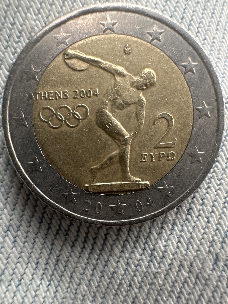 greece athens 2004 olympics 2 euro coin error | eBay