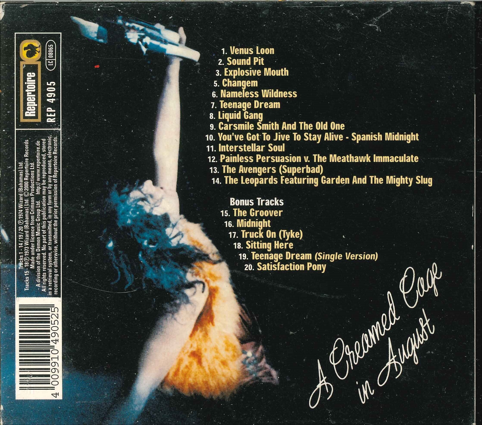 MARC BOLAN & T. REX "Zinc Alloy And The Hidden Riders Of Tomorrow" CD