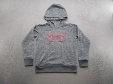 Under Armour Cowl Neck ColdGear Gray Pullover Loose Hoodie Women's Size S