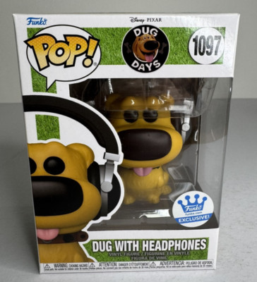 FUNKO POP! -  DUG WITH HEADPHONES 1097   Disney Dug Days   Exclusive