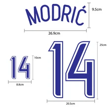 CROATIA HNS Home World Cup 2006 REPRODUCTION Name Numbering PRINT