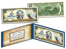 CONNECTICUT Statehood $2 Two-Dollar Colorized U.S. Bill CT State *Legal Tender*
