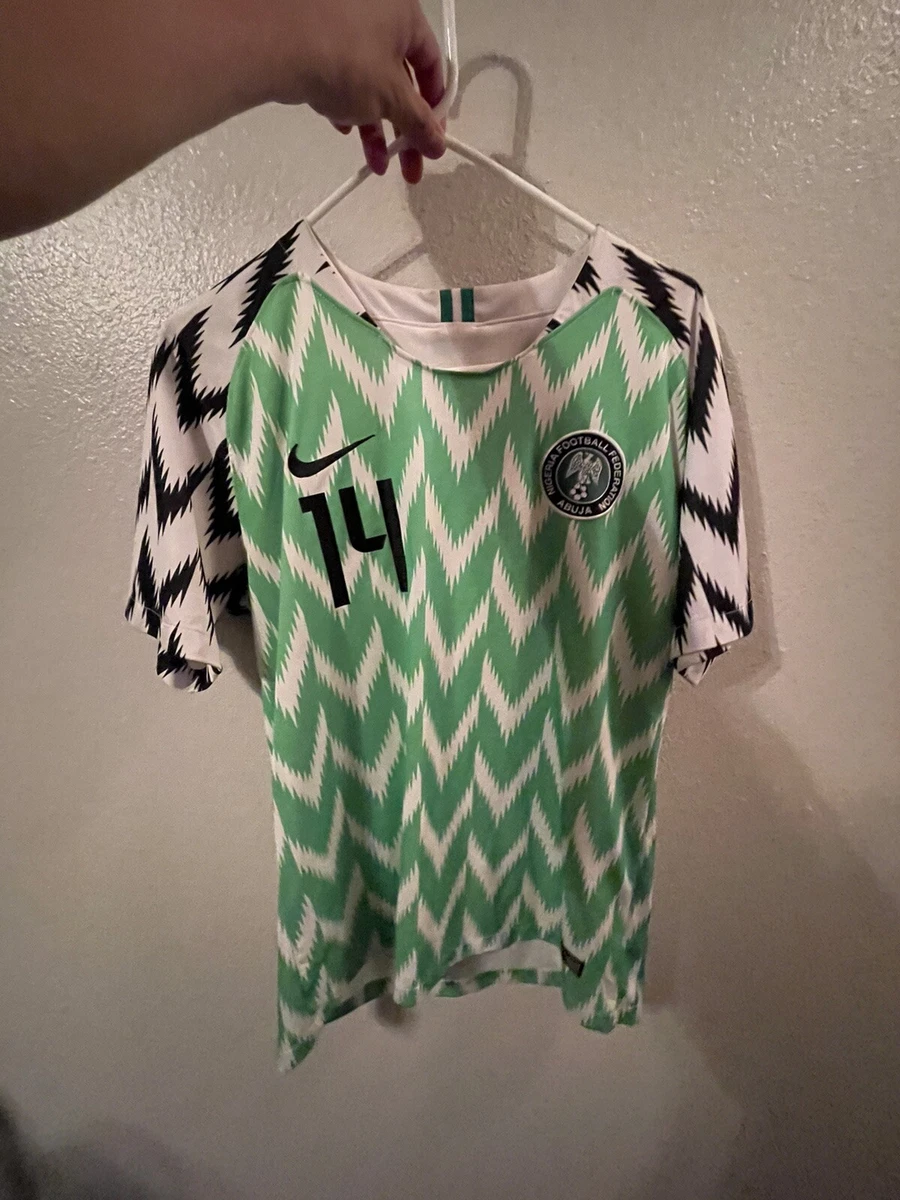 Authentic World Cup Nike Nigeria Naija Short Sleeve Home Jersey | eBay