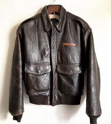 AVIREX A-2 Flight Jacket auth Leather men Size XS Brown | eBay AVIREX A-2 Flight Jacket auth Leather men Size XS Brown | eBay